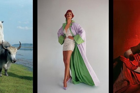 Kirsi Pyrhonen in Mongolia, Tim Walker, 2011/ Linda Evangelista, Patrick Demarchelier, 1991/The Second Age of Beauty is Glamour, Cecil Beaton, 1946