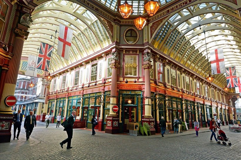 Leadenhall Market. Jeden z najstarszych target w Londynie, powstał w XIV wieku