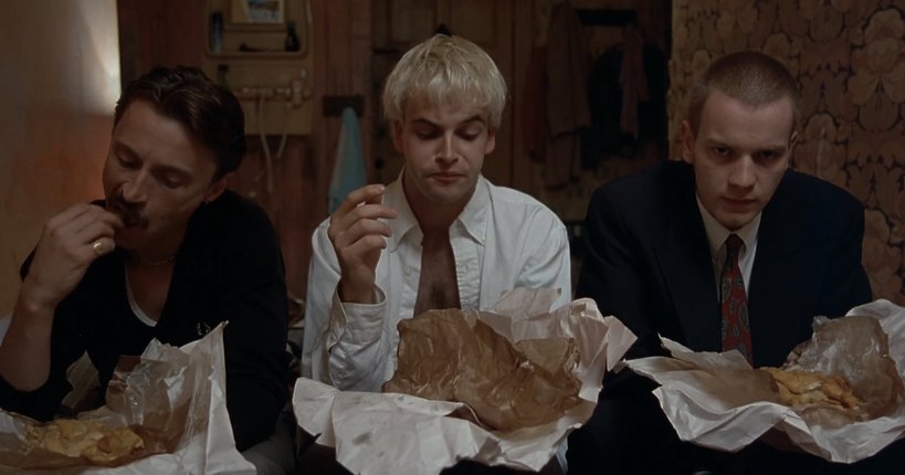 kadr z filmu "Trainspotting"