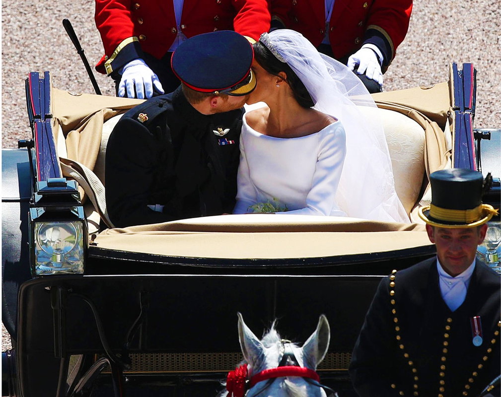 Tego nie pokazały kamery na ślubie Harry'ego i Meghan
