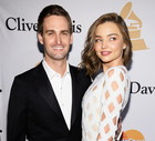 Evan Spiegel, Miranda Kerr