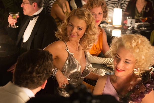 A still from "Cafe Society" showing Blake Lively in Chanel fine jewelry