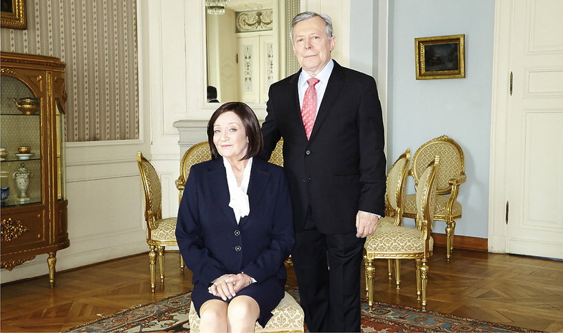 Lech Łotocki, Ewa Dałkowska w fillmie "Smoleńsk"