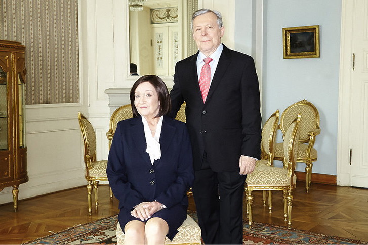 Lech Łotocki, Ewa Dałkowska w fillmie "Smoleńsk"