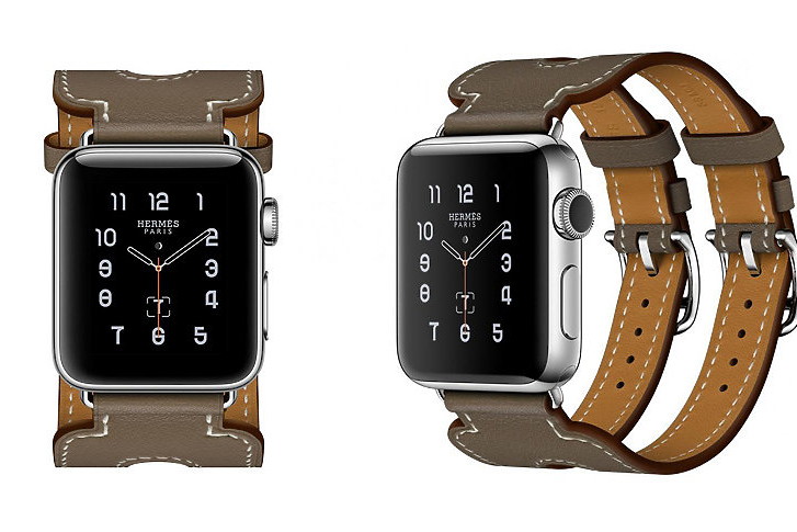 Kolekcja zegarków Hermèsa i Apple.