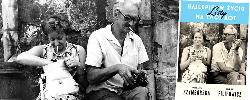 Wisława Szymborska i Kornel Filipowicz, książka "Najlepiej w życiu ma twój kot. Listy"