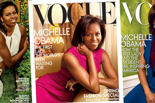 Michelle Obama na okładkach Vogue