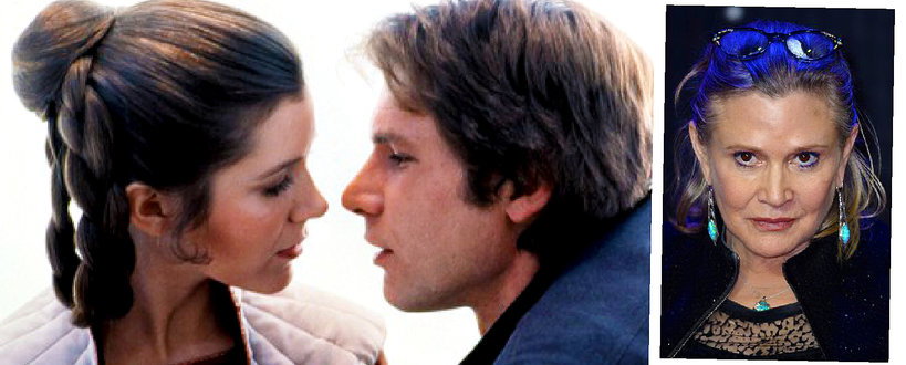 Carrie Fisher i Harrison Ford w "Gwiezdnych Wojnach: Imperium kontratakuje"