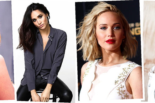 Margot Robbie, Meghan Markle, Jennifer Lawrence, Emily Ratajkowski