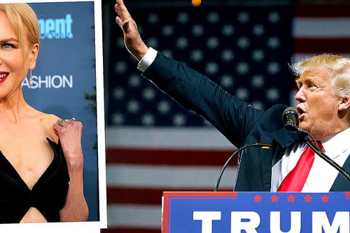 Nicole Kidman i Donald Trump