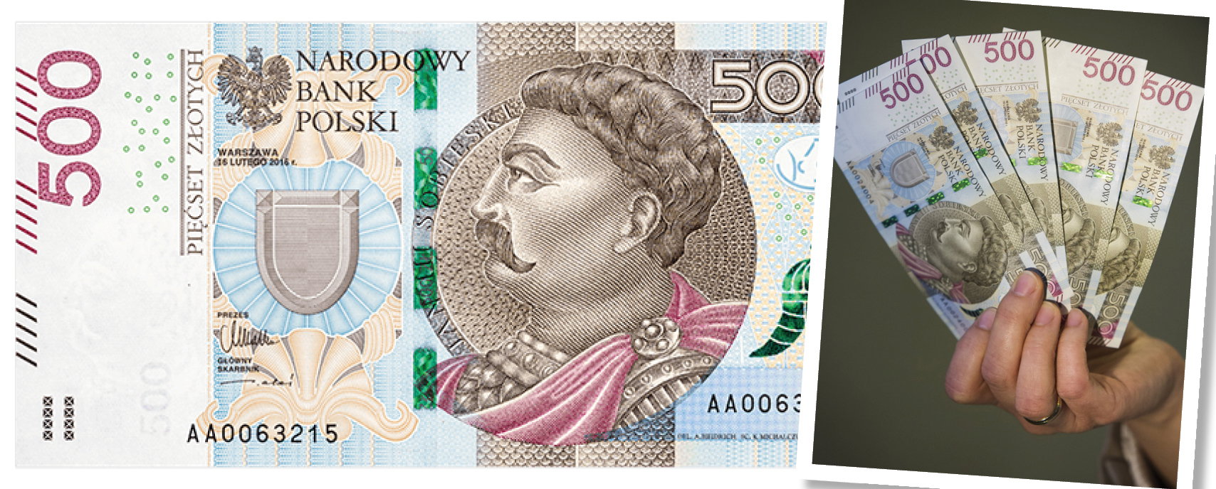 500 złotych, nowy banknot 500 złotych