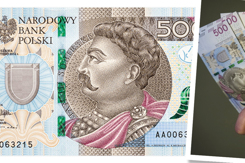 500 złotych, nowy banknot 500 złotych