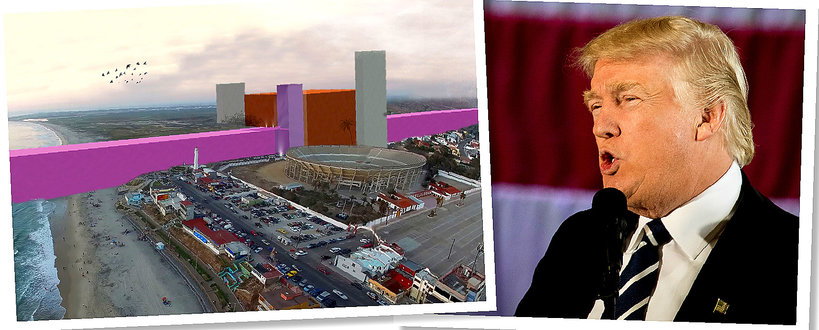 Donald Trump, Meksyk, budowa muru Trumpa na granicy z Meksykiem