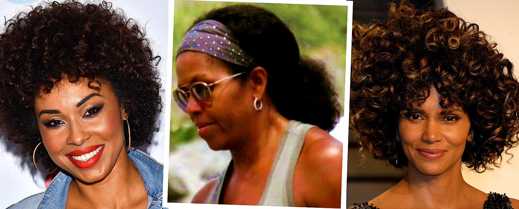 Omena Mensah, Michelle Obama, Halle Berry, afro