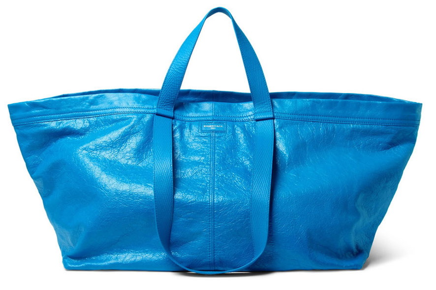 Torba domu mody Balenciaga przypomina torbę Ikea