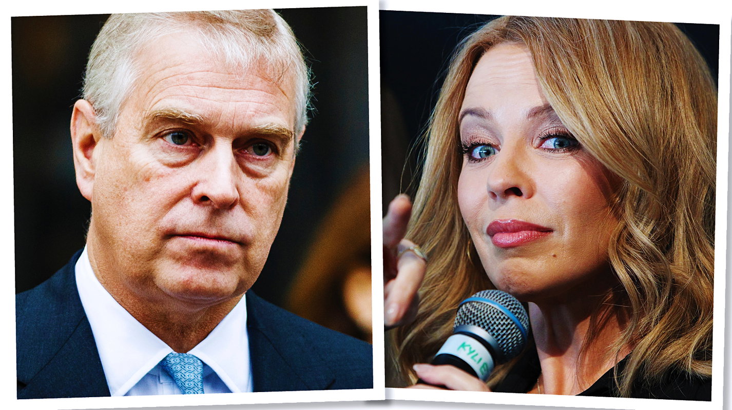 Kylie Minogue, książę Andrzej, syn królowej Elżbiety II, brytyjska rodzina królewska