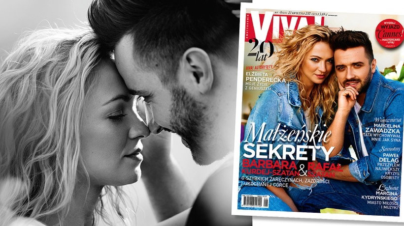 kurdejszatan1_Barbara Kurdej-Szatan, Rafał Szatan, okładka, VIVA! kwiecień 2017duze