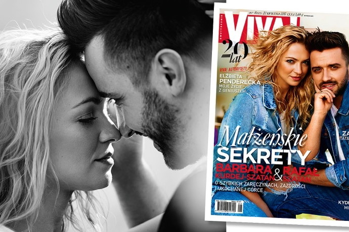 kurdejszatan1_Barbara Kurdej-Szatan, Rafał Szatan, okładka, VIVA! kwiecień 2017duze