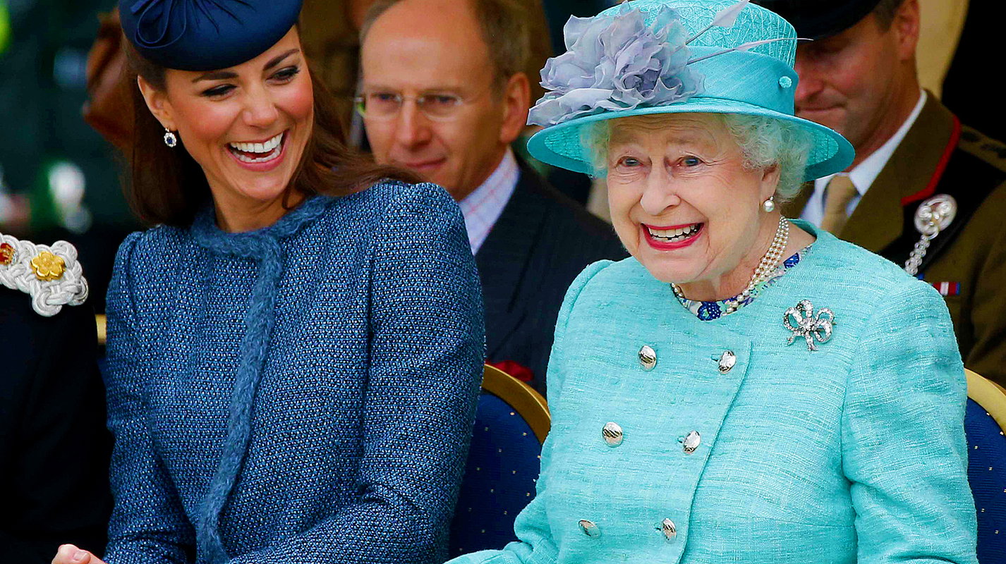 Elżbieta II, księżna Kate, Kate Middleton, królowa Elżbieta II