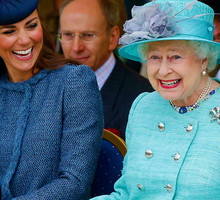 Elżbieta II, księżna Kate, Kate Middleton, królowa Elżbieta II