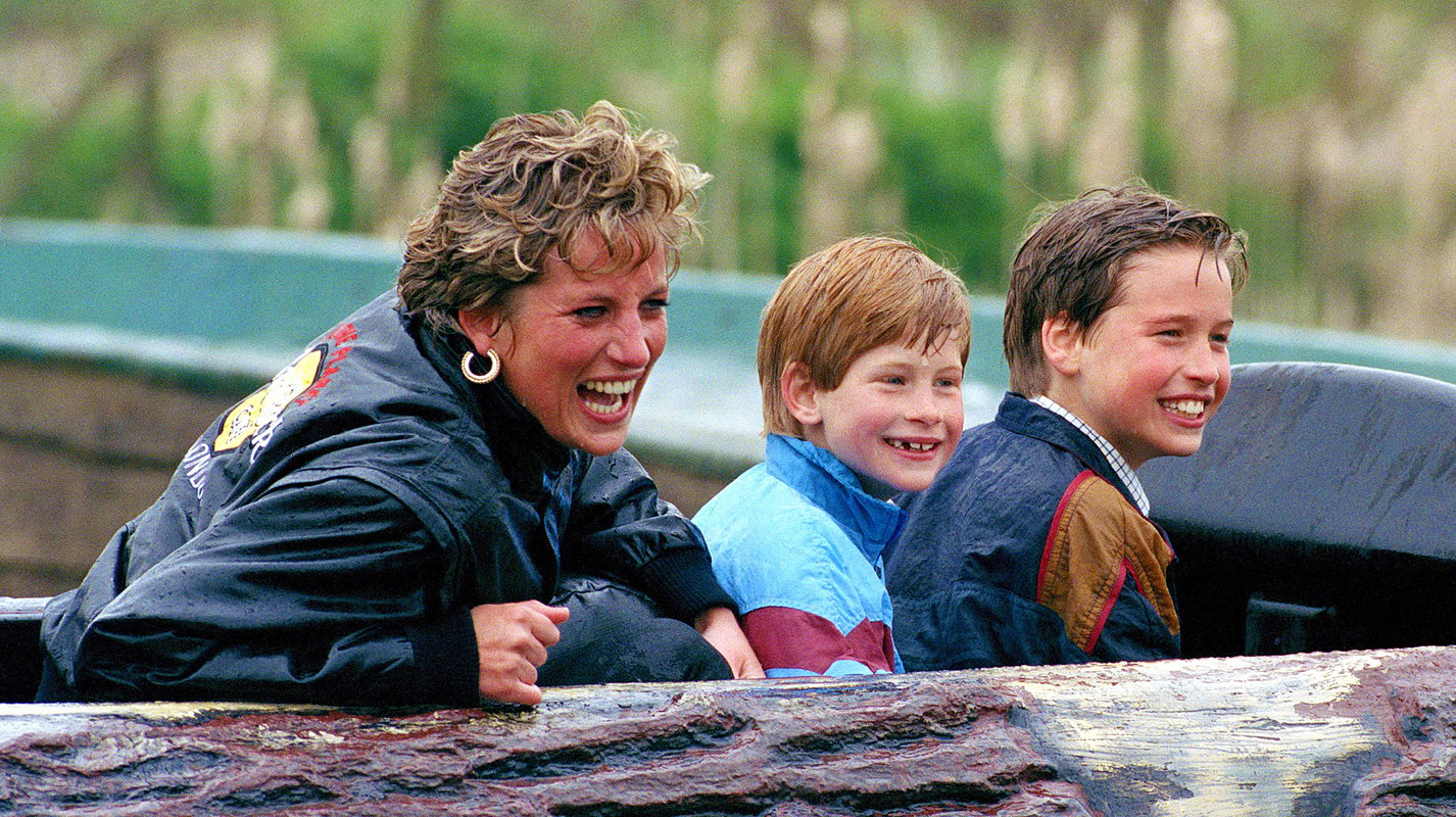 księżna Diana, książę William, książę Harry