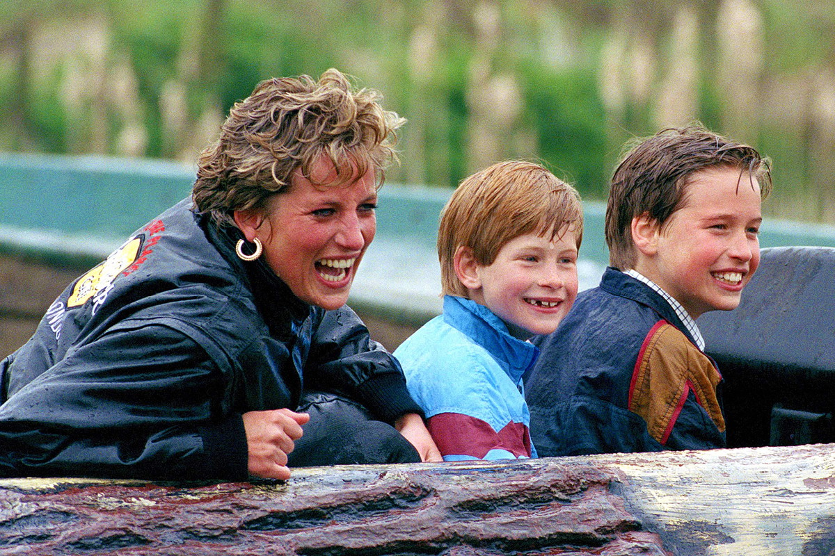 księżna Diana, książę William, książę Harry