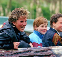 księżna Diana, książę William, książę Harry