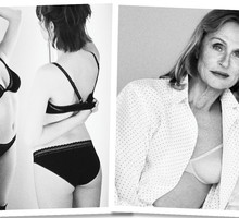kampanii bielizny Calvin Klein, Lauren Hutton, córka Umy Thurman i Ethana Hawke, Mayi Thurman-Hawke