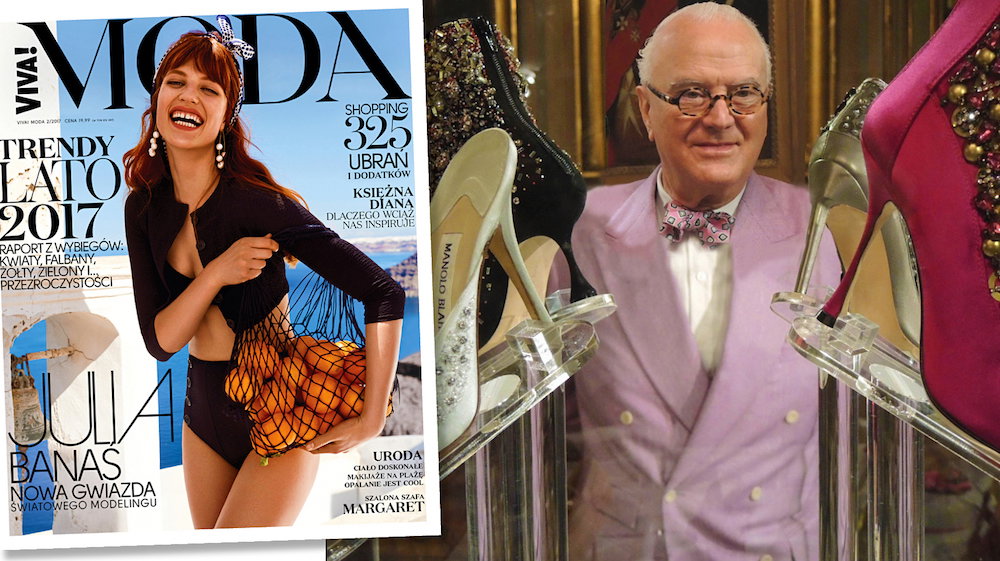 Manolo Blahnik najnowszej VIVIE! MODZIE