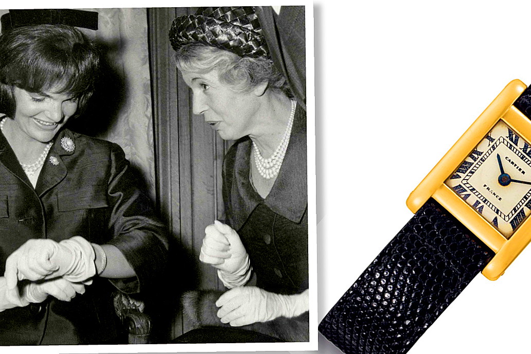 Jackie Kennedy zegarek od Cartiera