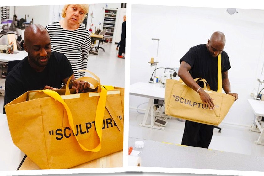 Projektanta marki off-white, Virgila Abloha zaprojektował torbę Ikea