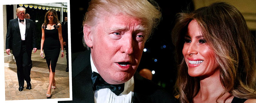 Sylwester u Donalda Trumpa, Donald Trump, Melania Trump, viva