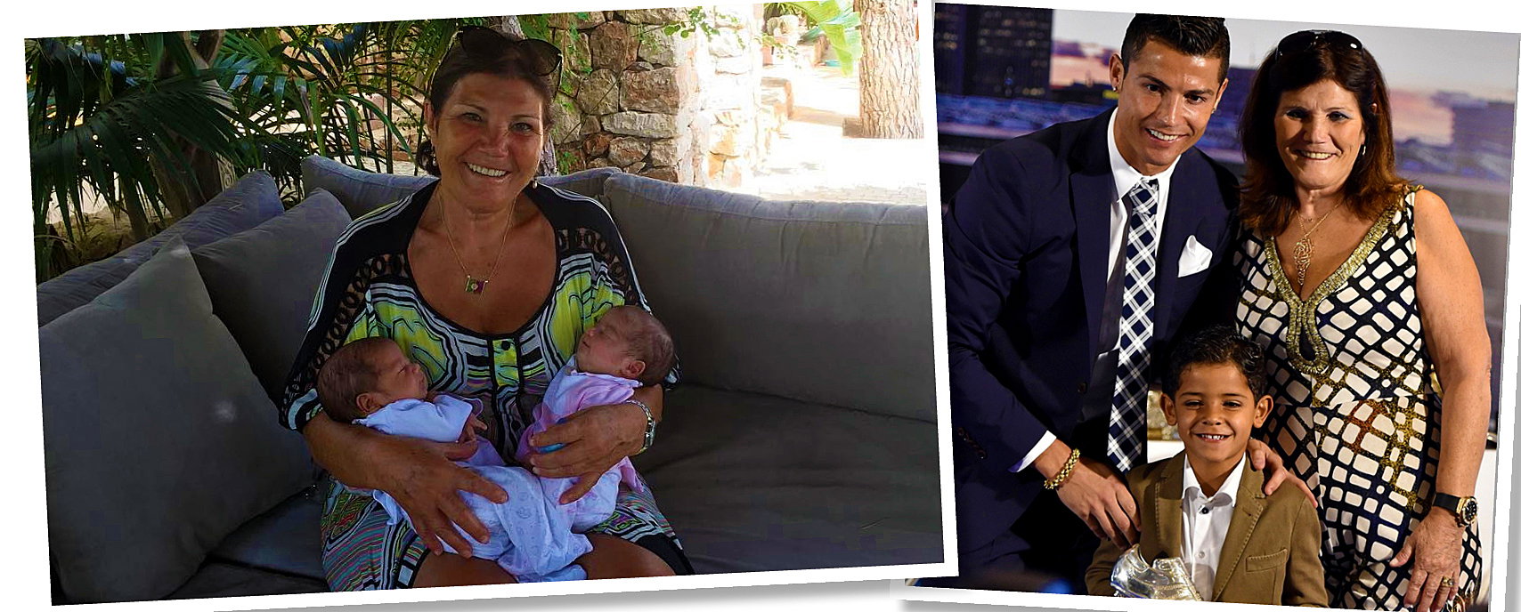 Cristiano Ronaldo, dzieci Cristiano Ronaldo, matka Cristiano Ronaldo z dziećmi, Dolores dos Santos