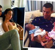 Cristiano Ronaldo, dzieci Cristiano Ronaldo, Cristiano Ronaldo Junior, Georgina Rodriguez