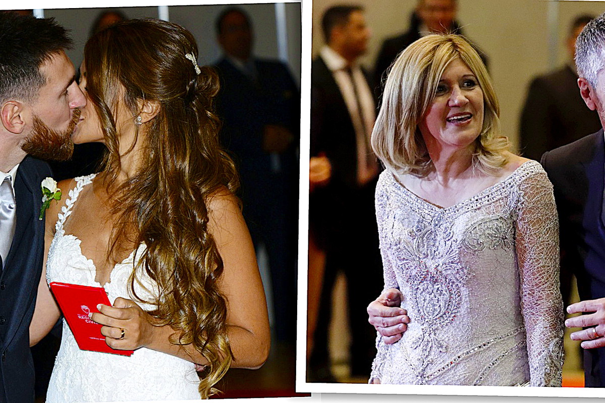 Leo Messi, Antonella Roccuzzo, Celia María Cuccittini, Jorge Horácio Messi