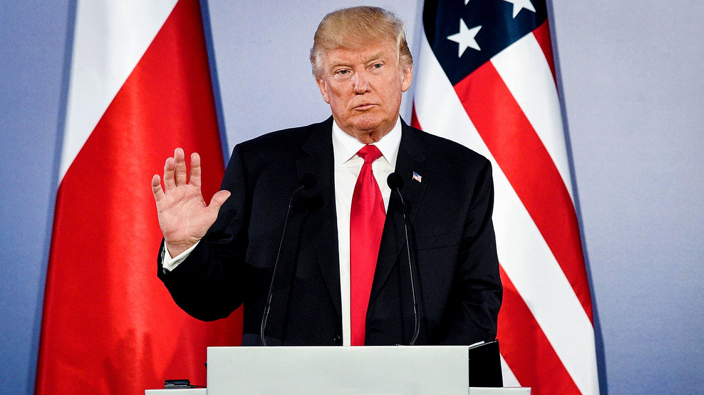 Donald Trump w Polsce, przemówienie