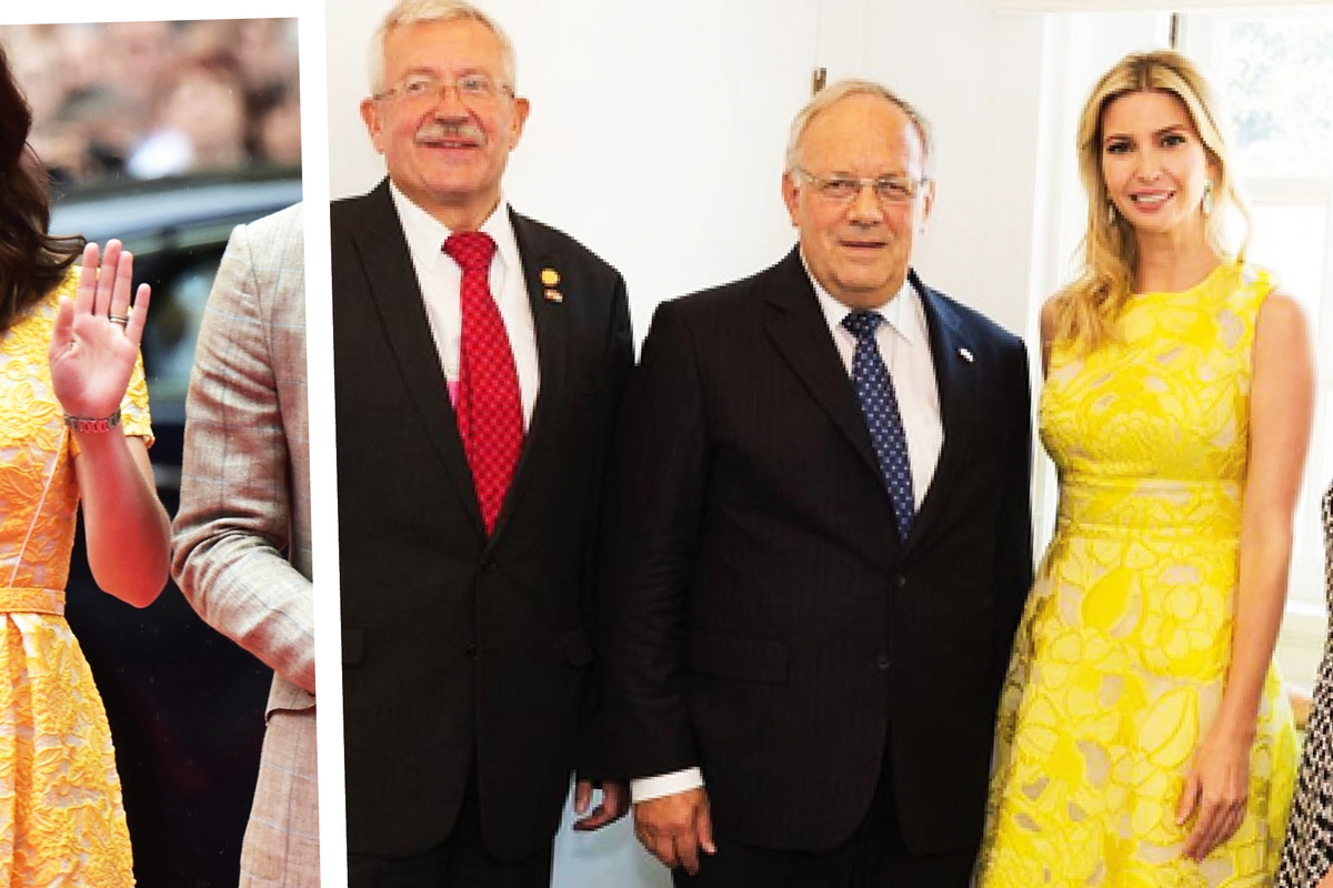 Kate Middleton, Ivanka Trump, podobne sukienki