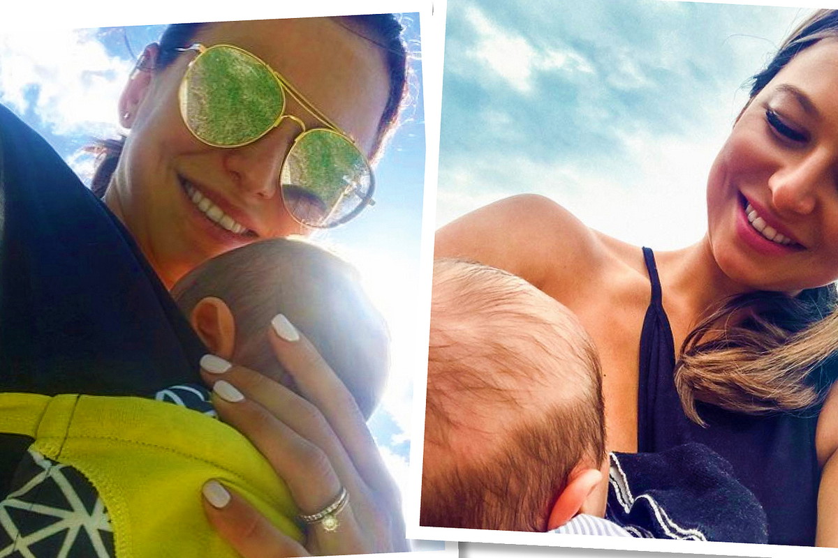 Anna Lewandowska, karmienie piersią