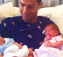 Cristiano Ronaldo, dzieci Cristiano Ronaldo, Cristiano Ronaldo bliźnięta