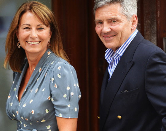 Carole Middleton, Michael Middleton, Londyn, Anglia, 23.07.2013 rok