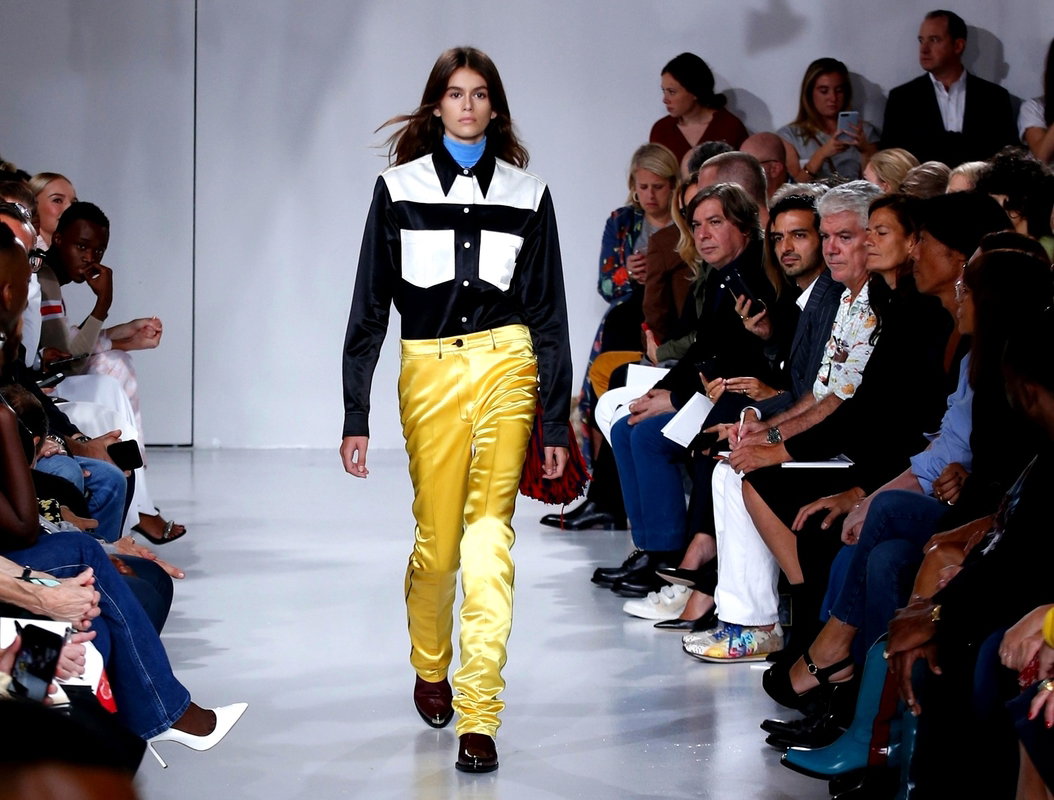 Kaia Gerber, pokaz Calvin Klein, NY Fashion Week 2017