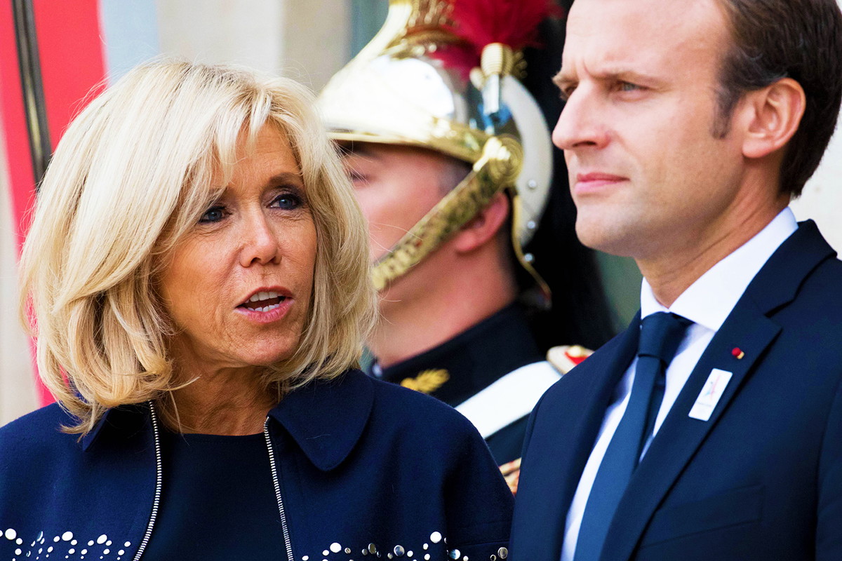Brigitte Macron boi się, że Emmanuel Macron ją zdradzi