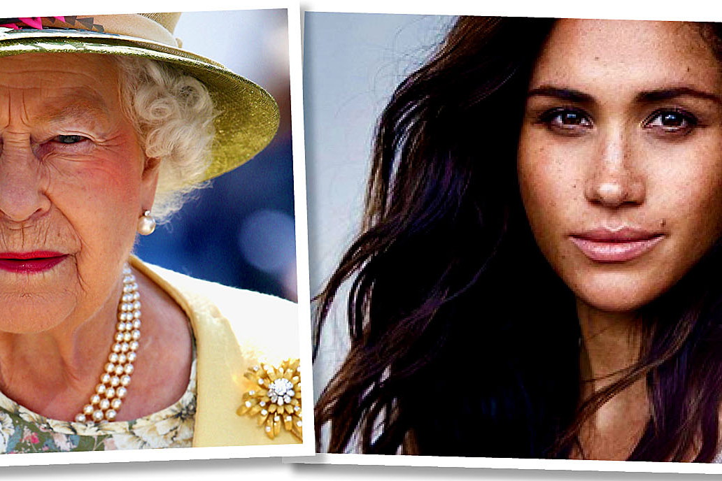 królowa Elżbieta II, Meghan Markle, jamnik