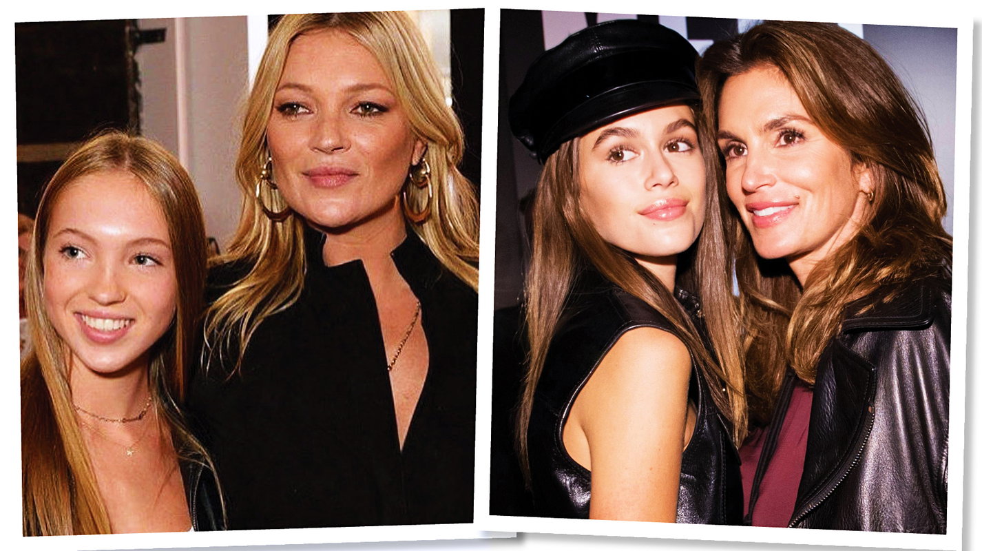 Lila Grace Moss Hack, Kate Moss, Kaia Gerber, Cindy Crawford