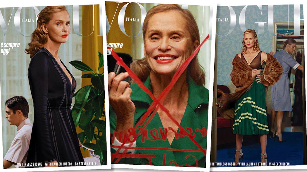 73-letnia Lauren Hutton na okładce „Vogue’a”- MAIN TOPIC