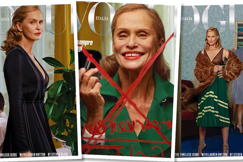 73-letnia Lauren Hutton na okładce „Vogue’a”- MAIN TOPIC