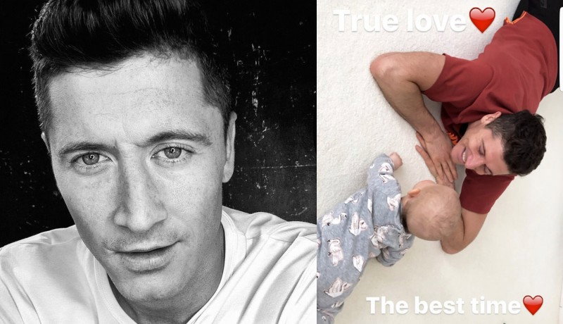 Robert Lewandowski z Klarą