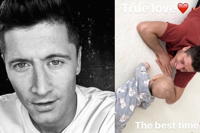 Robert Lewandowski z Klarą