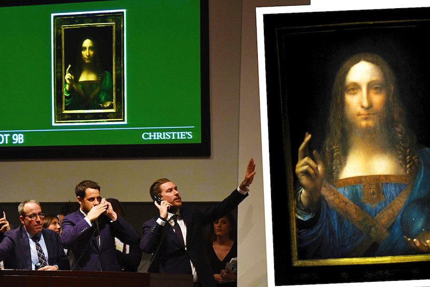braz Leonardo da Vinci sprzedano za 450 milionów dolarów