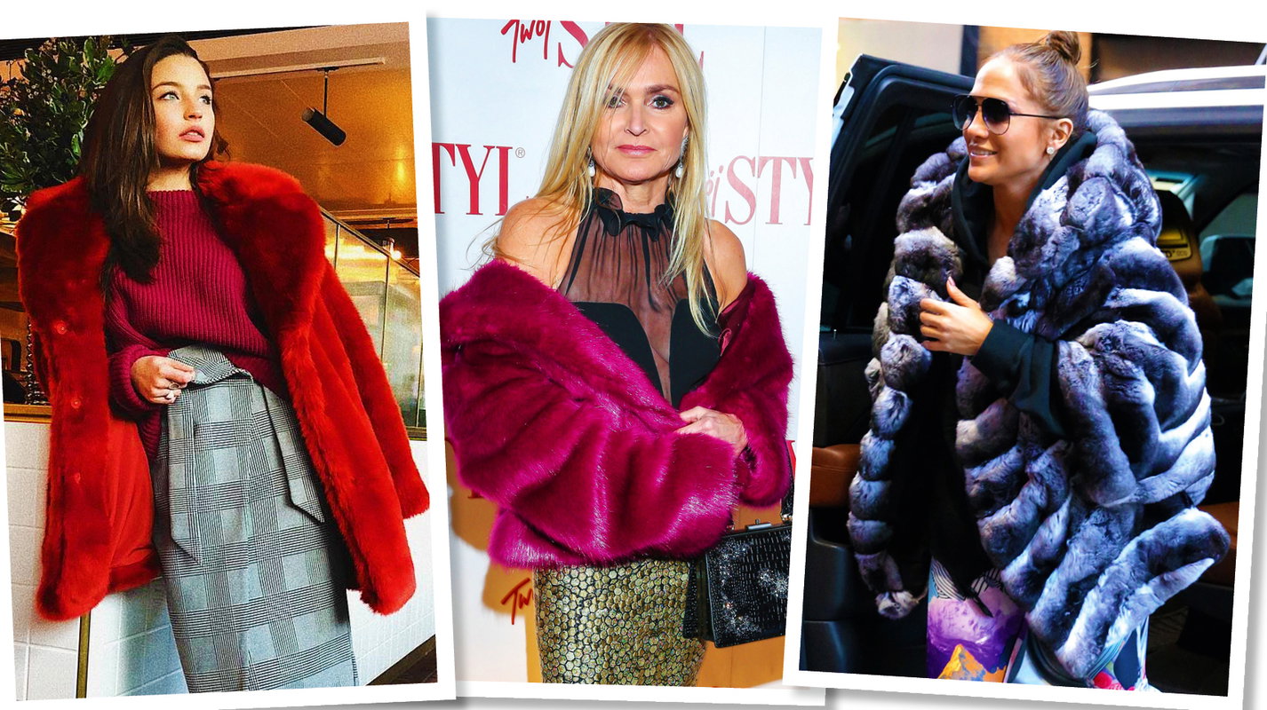 Julia Wieniawa, Monika Olejnik, Jennifer Lopez, trendy, kolorowe futra